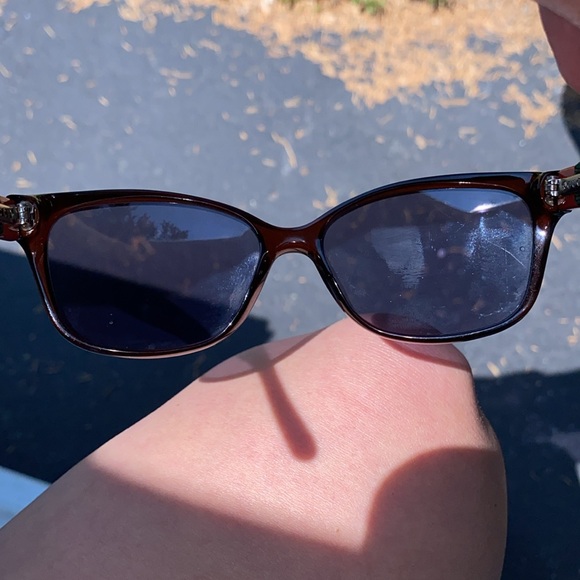 Gucci Polarized Sunglasses Reddish Orange Sides Trendy...